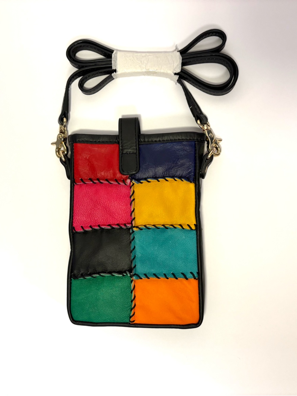 Clever Carriage Co NWT Patchwork Leather Crossbody